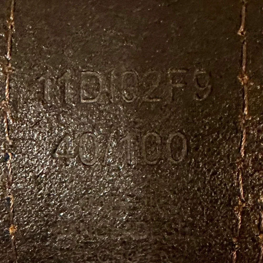 Dickies Men’s Brown Genuine Leather Casual Brown Belt Size 40